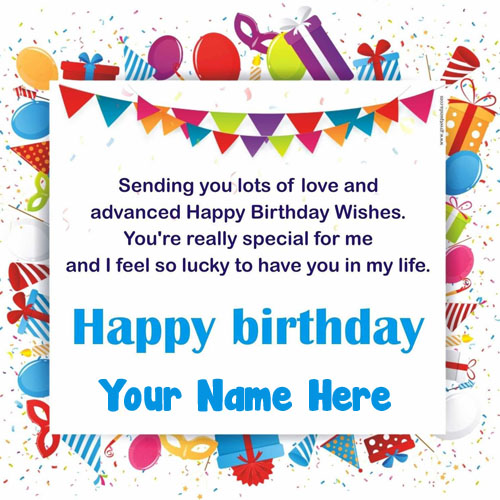 birthday greeting card